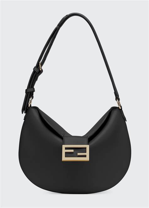 fendi croissant small shoulder bag